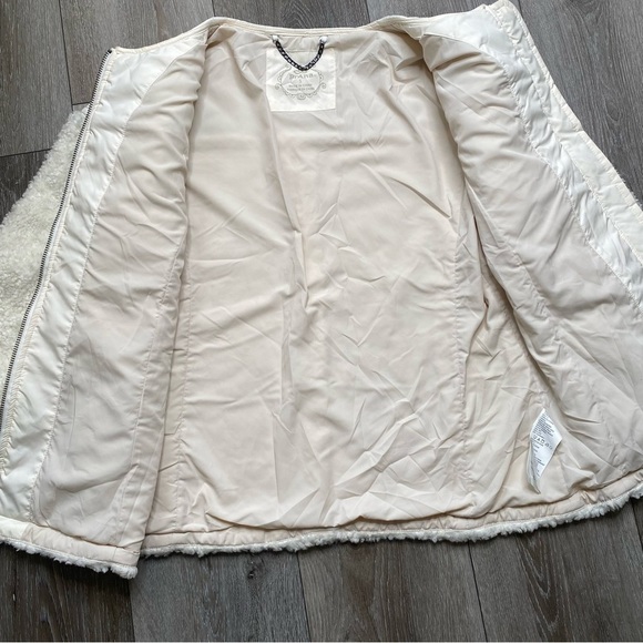Prana Women’s Quilted Sherpa White Jacket Size Small - Picture 13 of 16